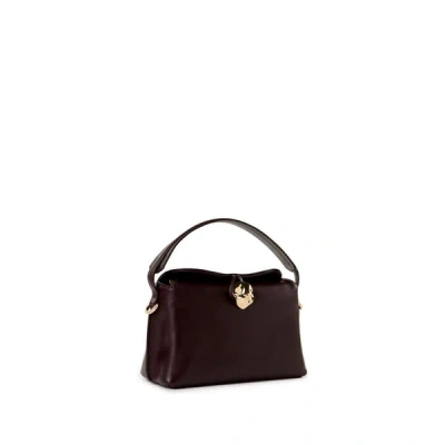 Flattered Sac À Main Hanna Mini En Cuir In Red