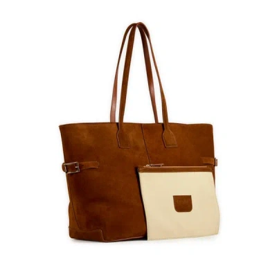 Flattered Sac Fourre-tout Lesley En Cuir In Brown