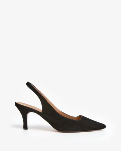 Flattered Women's Franchesca Suede Heel In Black