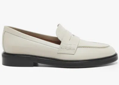 Flattered Women's Sara Leather Loafers In Creme In White