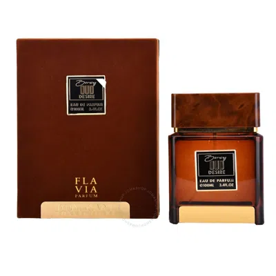 Flavia Men's Burning Oud Desire Edp Spray 3.4 oz Fragrances 6294015129069