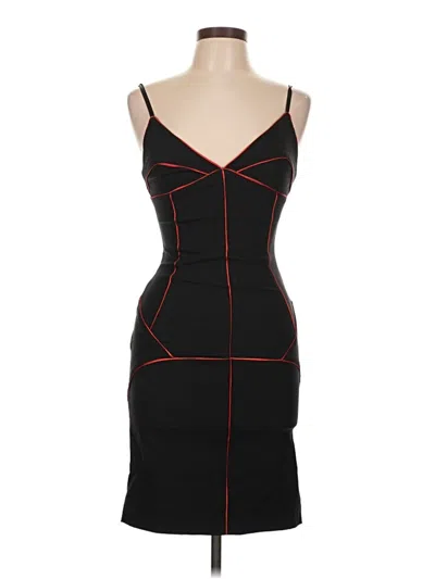Pre-owned Flavio Castellani Cocktail Dress In Black