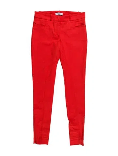 Pre-owned Flavio Castellani Mid-rise Skinny Leg Jeans In Orange