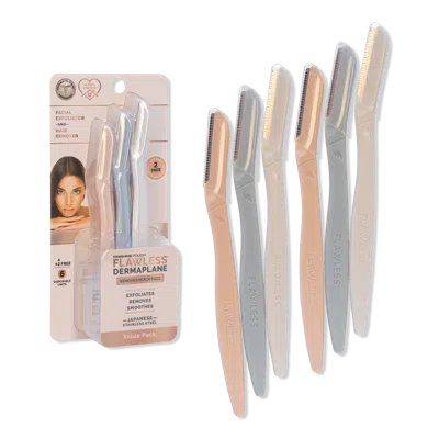 Flawless By Finishing Touch Flawless Dermaplane Facial Exfoliator And Hair Remover