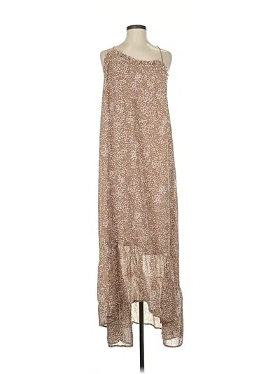 Pre-owned Flawless Casual Dress In Brown