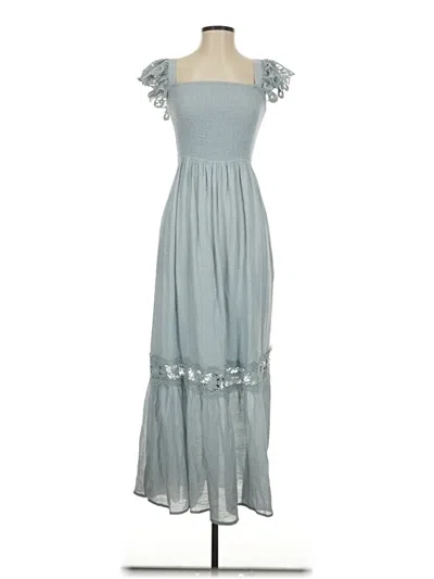 Pre-owned Flawless Casual Dress In Gray