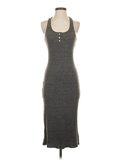 Pre-owned Flawless Casual Dress In Gray