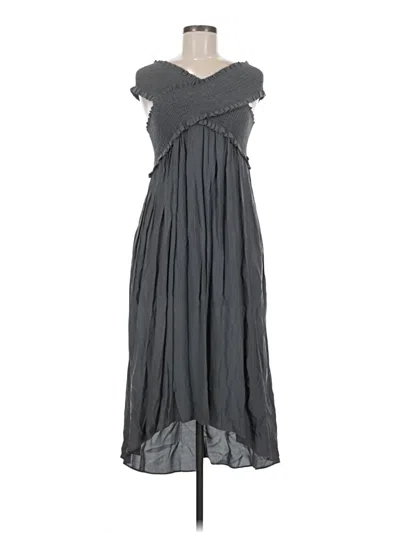 Pre-owned Flawless Casual Dress In Gray