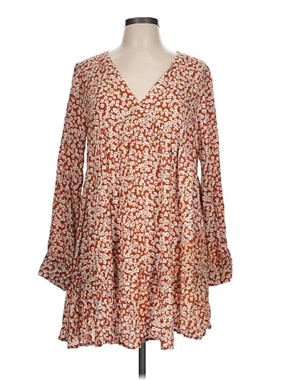 Pre-owned Flawless Casual Dress In Orange