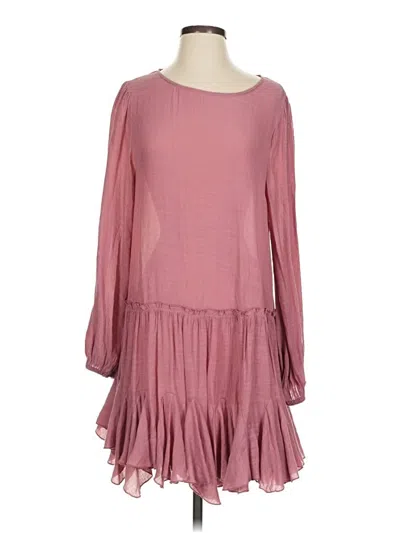 Pre-owned Flawless Casual Dress In Pink