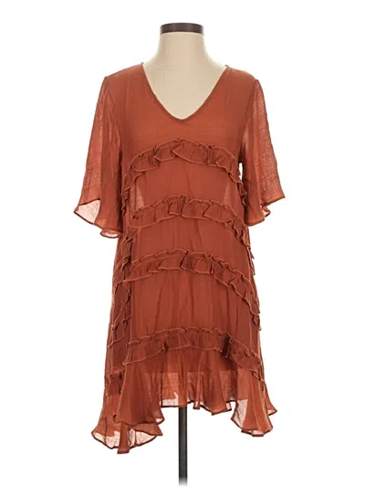 Pre-owned Flawless Cocktail Dress In Brown