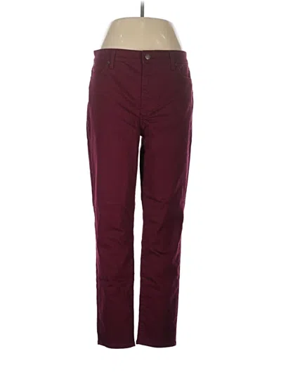 Pre-owned Flawless Jeggings In Burgundy