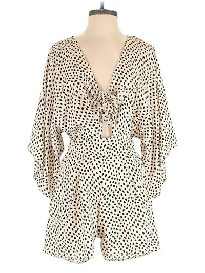 Pre-owned Flawless Romper In Ivory