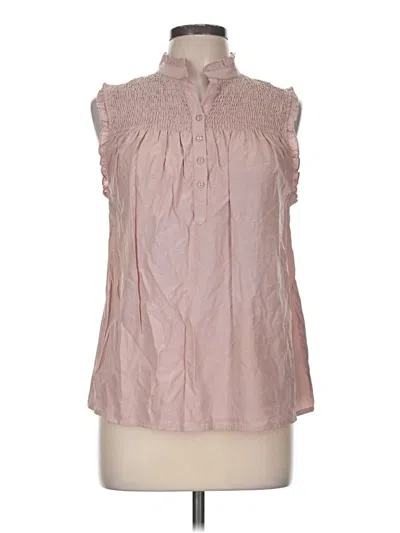 Pre-owned Flawless Sleeveless Blouse In Pink
