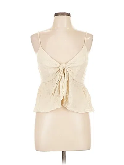 Pre-owned Flawless Sleeveless Blouse In White