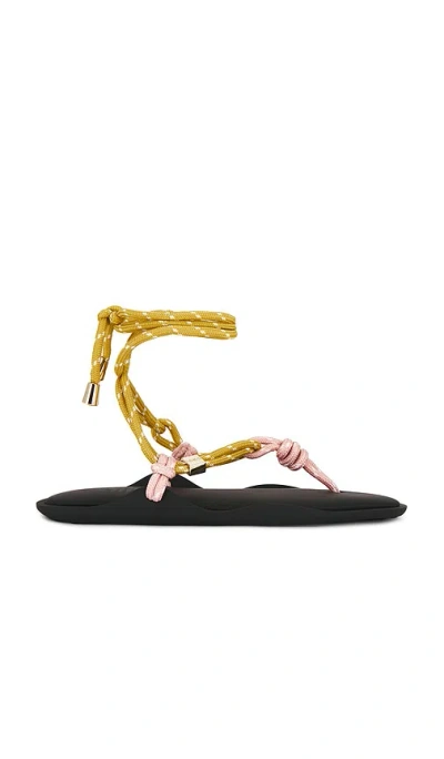 Flowze Flã»ze Flã» Twin Sandal In Yellow