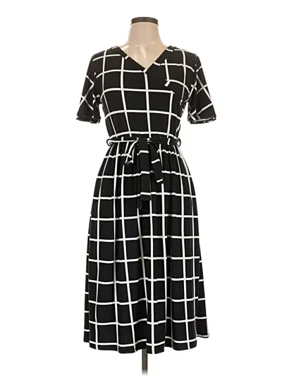 Pre-owned Flax Casual Dress In Black