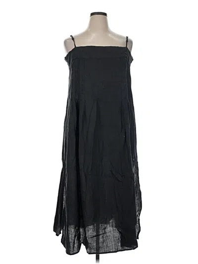 Pre-owned Flax Casual Dress In Black