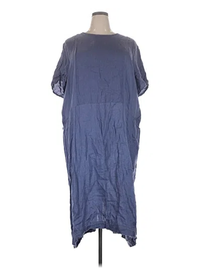 Pre-owned Flax Casual Dress In Blue