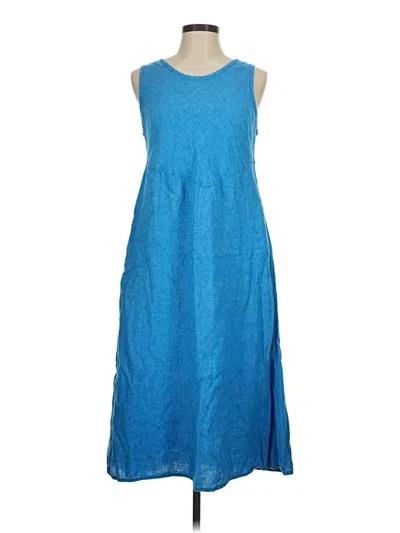 Pre-owned Flax Casual Dress In Blue