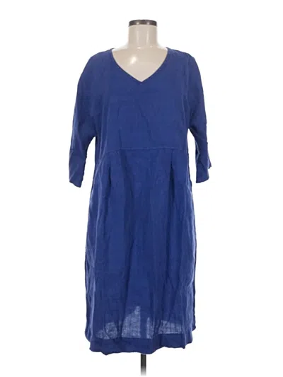 Pre-owned Flax Casual Dress In Blue