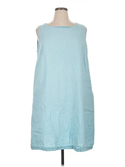 Pre-owned Flax Casual Dress In Blue
