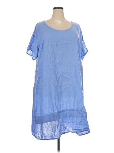 Pre-owned Flax Casual Dress In Blue