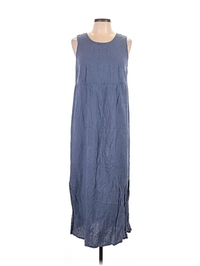 Pre-owned Flax Casual Dress In Blue