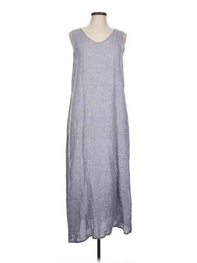 Pre-owned Flax Casual Dress In Gray