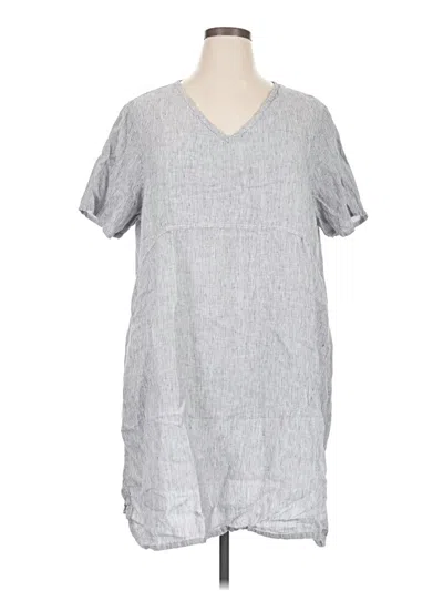 Pre-owned Flax Casual Dress In Gray