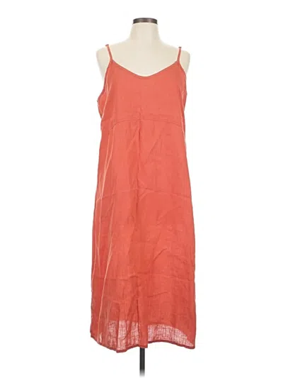 Pre-owned Flax Casual Dress In Orange