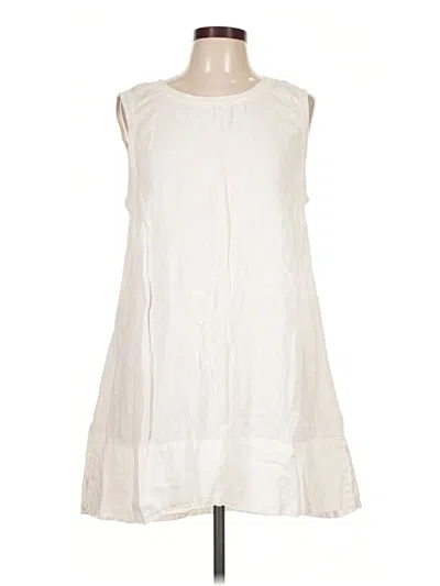 Pre-owned Flax Casual Dress In White