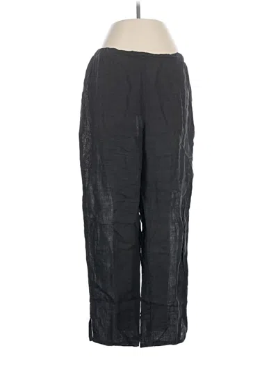 Pre-owned Flax Casual Pants In Black