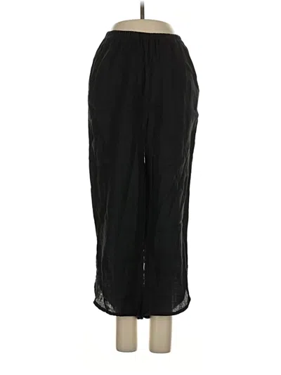 Pre-owned Flax Casual Pants In Black