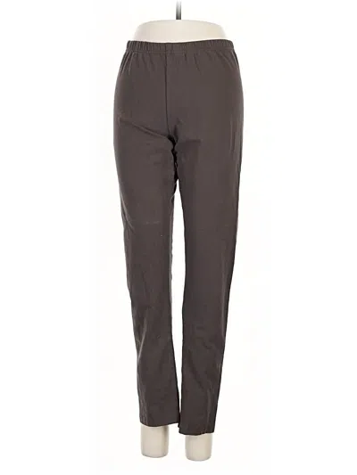 Pre-owned Flax Casual Pants In Gray