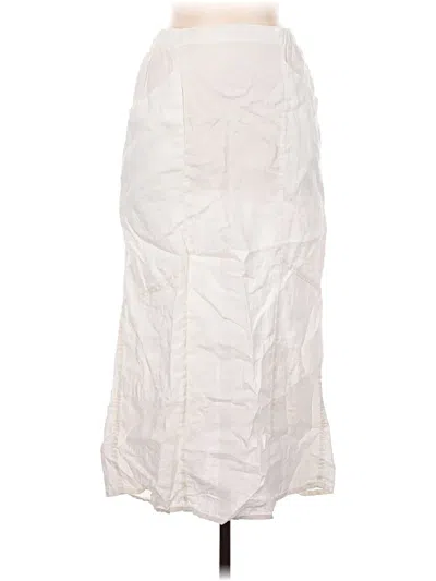 Pre-owned Flax Casual Skirt In Ivory