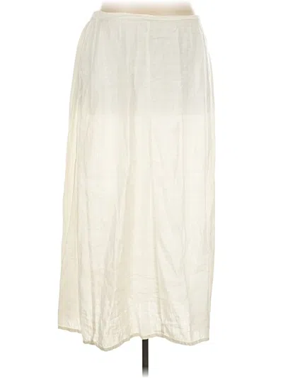 Pre-owned Flax Casual Skirt In Ivory