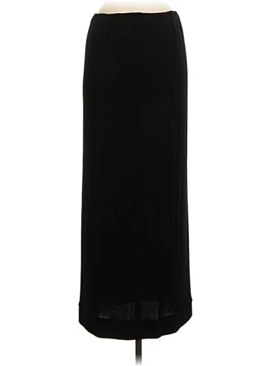 Pre-owned Flax Formal Skirt In Black