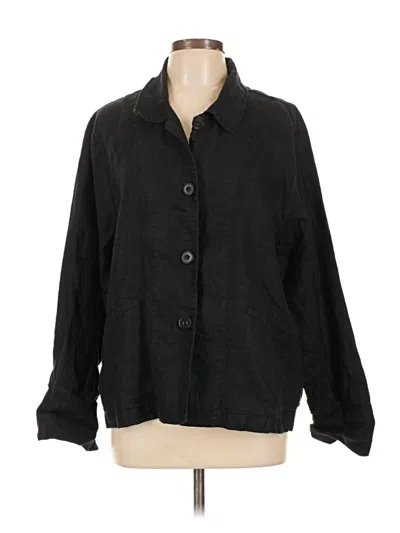 Pre-owned Flax Jacket In Black