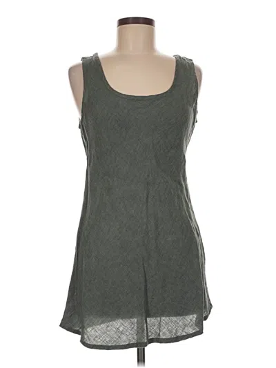 Pre-owned Flax Sleeveless Blouse In Gray
