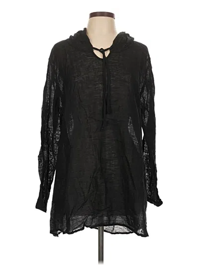 Pre-owned Flax Swimsuit Cover Up In Black