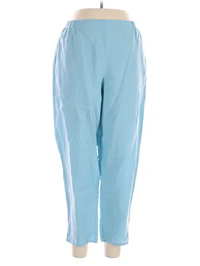 Pre-owned Flax Track Pants In Blue