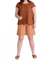 Flax Wanderlust Shorty In Desert Stripe In Multi
