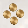 Fleck Heirloom Brass Coasters In Gold