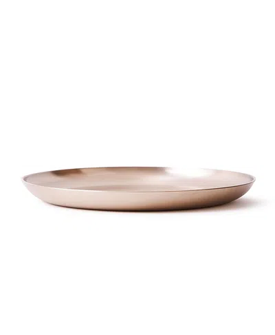 Fleck Luxe Kansa Platter In Neutral