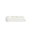 Fleck Marble Candle Holder In White