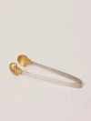 Fleck Seashell Tongs In Gold