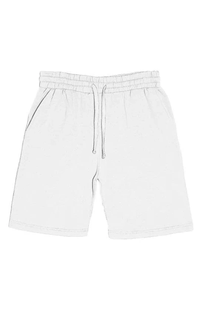 Fleece Factory Core Fleece Shorts In White