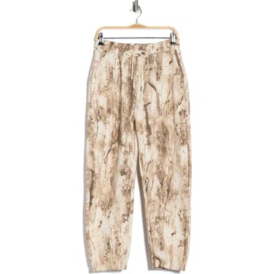 Fleece Factory Cotton Blend Joggers In Neutral