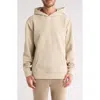 Fleece Factory Cube Quilted Hoodie In Ivory